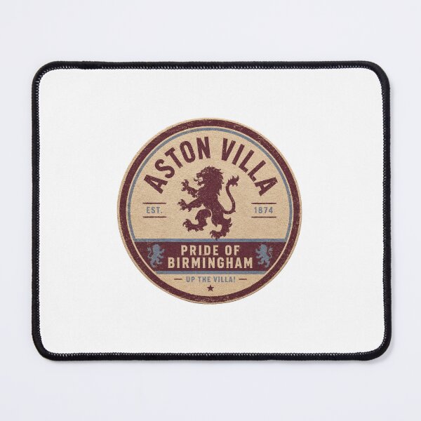 Item preview, Aston Villa FC Beer Mat Graphic Design designed and sold by FanFueledStickers.