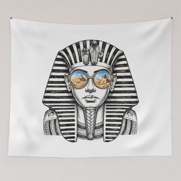 Item preview, Egyptian Pharaoh Pyramids Shades Reflection designed and sold by Bad-Decisions-Designs.
