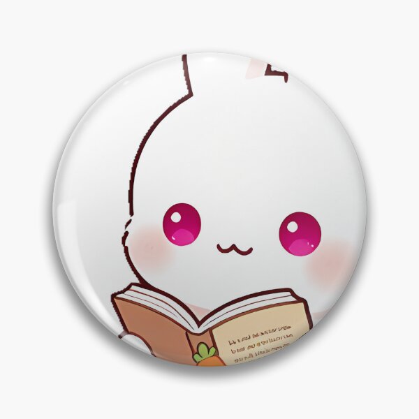 Item preview, Bookish Bunny with Poetry Book and Carrot Bookmark designed and sold by pumsquare.