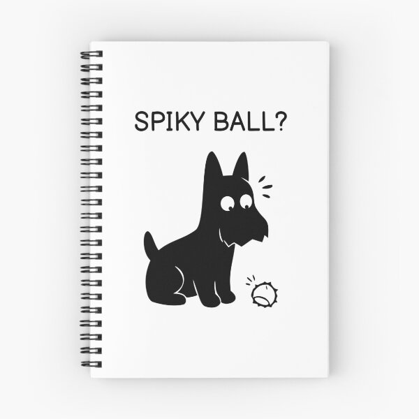 Item preview, SPIKY BALL? Funny Black Dog Sticker designed and sold by FUEGO & NOX.