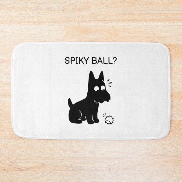 Item preview, SPIKY BALL? Funny Black Dog Sticker designed and sold by FUEGO & NOX.