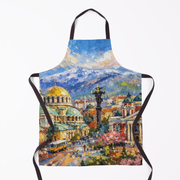 Item preview, A painting of Sofia, Bulgaria – A Beautiful City in Europe. designed and sold by GalleryKauffeld.