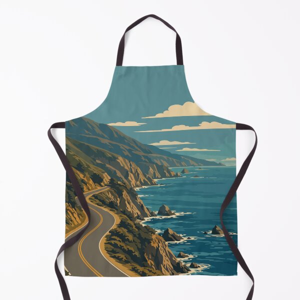 Item preview, The Big Sur Travel Poster designed and sold by rogue-design.