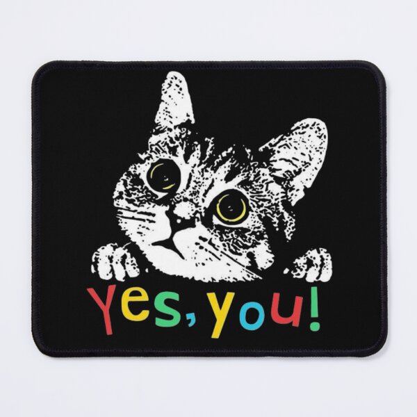 Item preview, Yes You Cat | Funny Cat T-Shirt Slogan | Colorful Font Cute Cat | Funny Gift Idea for Women and Men | Retro Cat Lover Design designed and sold by Big Heart .