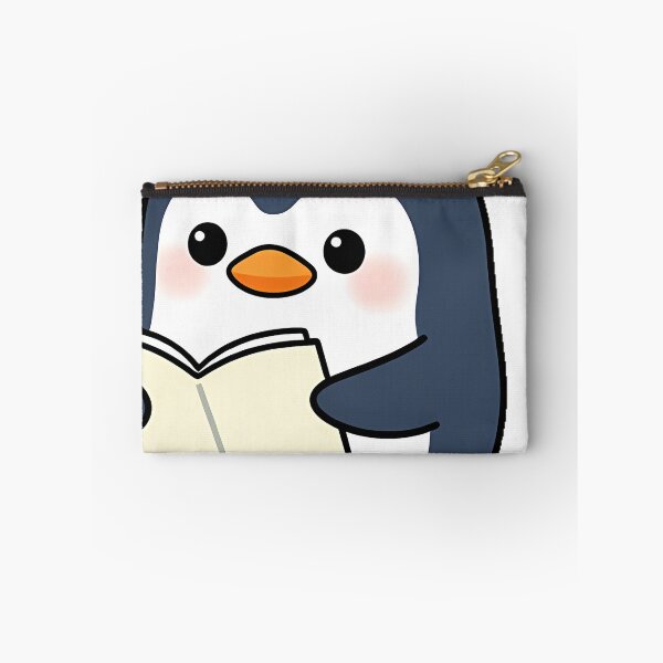 Item preview, Bookish Penguin with Notebook and Pencil designed and sold by pumsquare.
