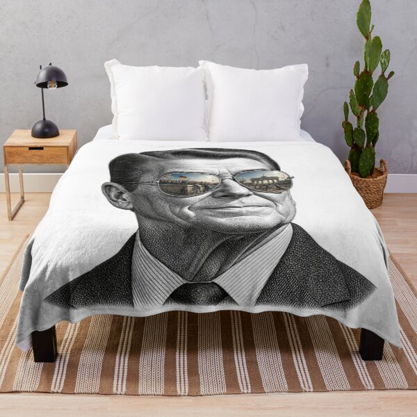 Item preview, Ronald Reagan Berlin Wall Shades Reflection designed and sold by Bad-Decisions-Designs.
