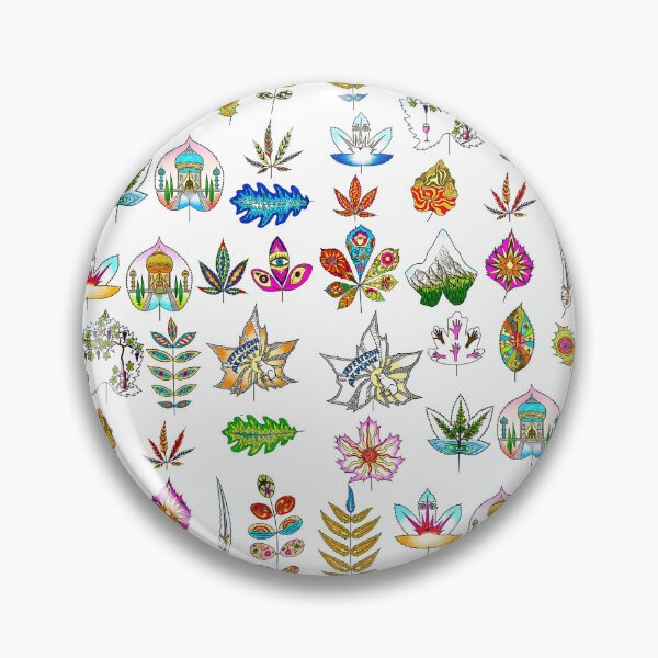 Item preview, Fantasy Psychedelic Leaves (version 2) designed and sold by ales-panz.