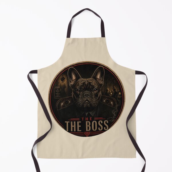 Item preview, The Boss | French Bulldog Noir Movie Poster | Shadows at Midnight designed and sold by FireWildChild.
