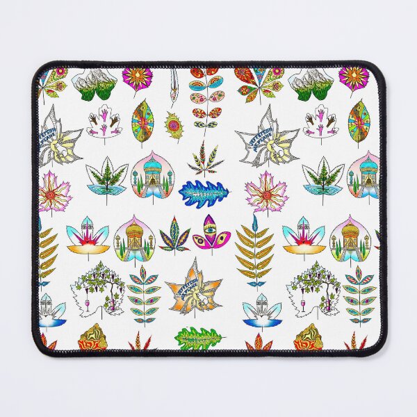 Item preview, Fantasy Psychedelic Leaves (version 2) designed and sold by ales-panz.