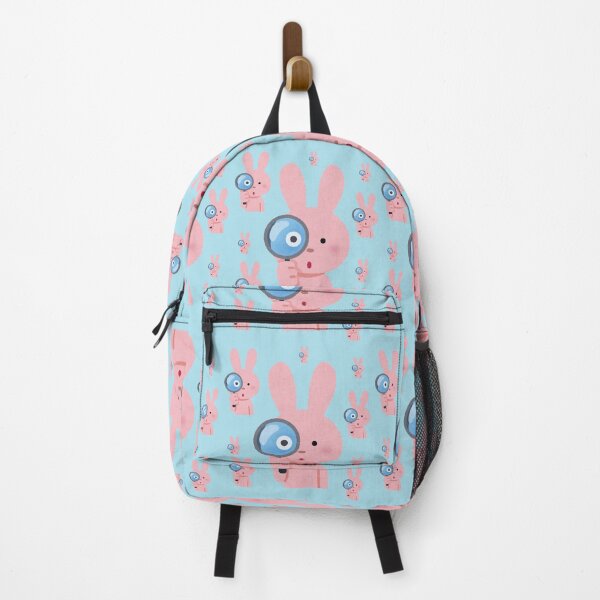 Item preview, Cute Pink Bunny Exploring With Magnifying Glass Pattern designed and sold by NikBrin Prevail .