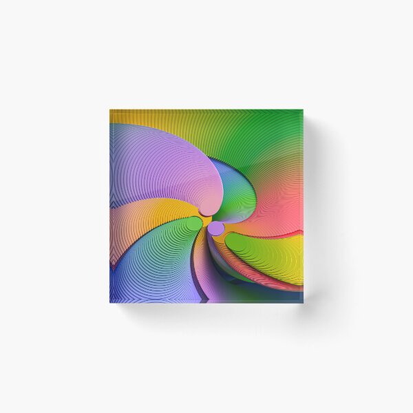 Item preview, Hypnotic Colorful 3D Rainbow Spiral designed and sold by Keltoi-art.