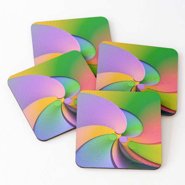 Item preview, Hypnotic Colorful 3D Rainbow Spiral designed and sold by Keltoi-art.