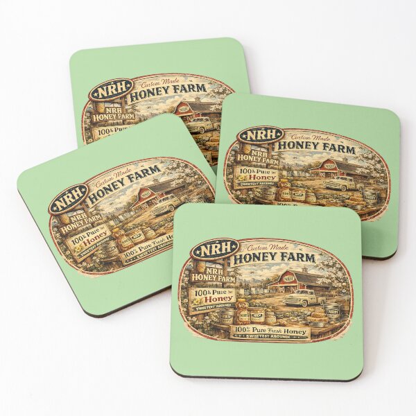 Item preview, NRH Honey Farm Custom Made 100% Pure Fresh Honey Vintage Farm Sign designed and sold by Normandy Road Heritage.