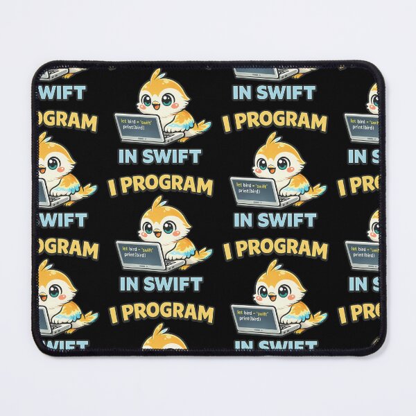 Item preview, I Program in Swift - Cute Swift Bird Programmer Coder designed and sold by TeeTimeTreasure.