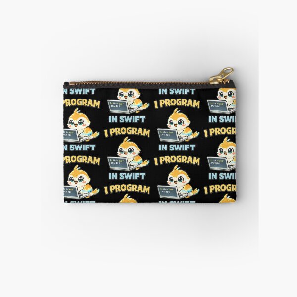 Item preview, I Program in Swift - Cute Swift Bird Programmer Coder designed and sold by TeeTimeTreasure.