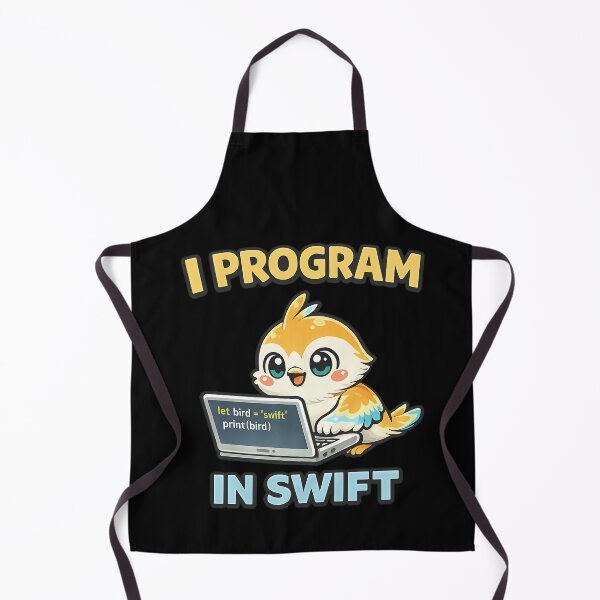 Item preview, I Program in Swift - Cute Swift Bird Programmer Coder designed and sold by TeeTimeTreasure.