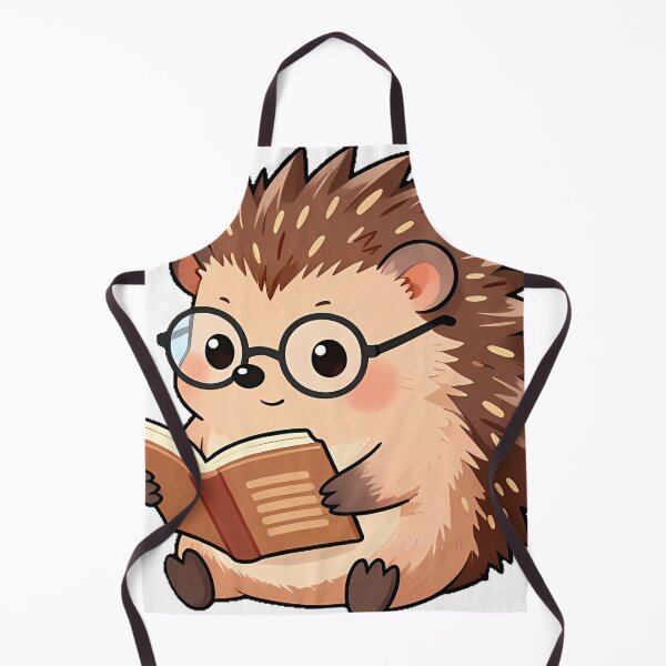 Item preview, Bookish Hedgehog with Dictionary and Reading Glasses designed and sold by pumsquare.