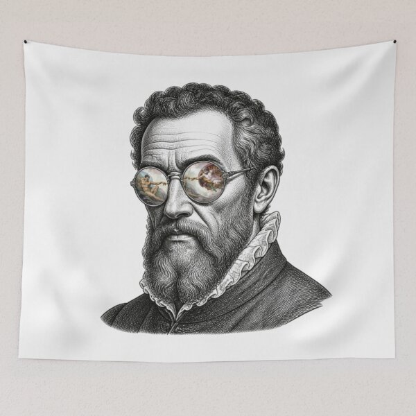 Item preview, Michelangelo Creation Of Adam Shades Reflection designed and sold by Bad-Decisions-Designs.