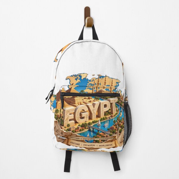 Item preview, Egypt Travel – Pyramids, Sphinx & Nile River Vintage Adventure Design designed and sold by 4U---Store.
