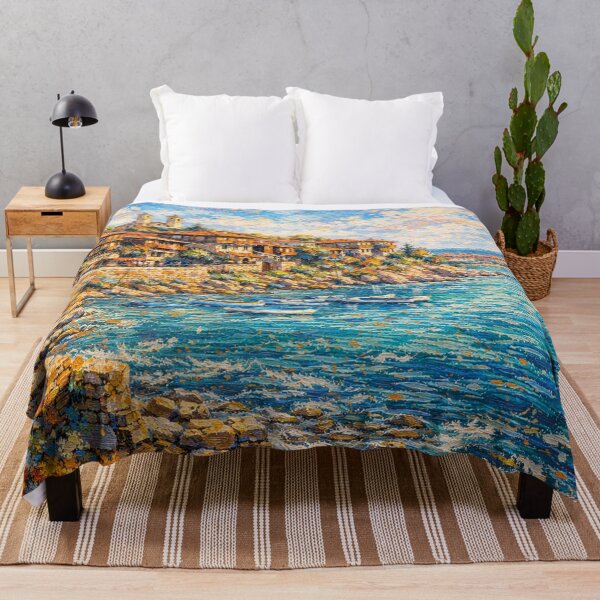 Item preview, A painting of Sozopol, Bulgaria – A Beautiful City in Europe. designed and sold by GalleryKauffeld.