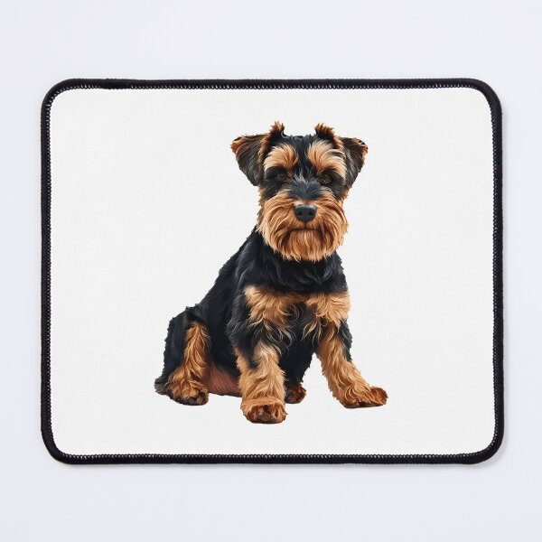 Item preview, Cute Black Tan Terrier Dog Portrait designed and sold by GiaoCalonas.