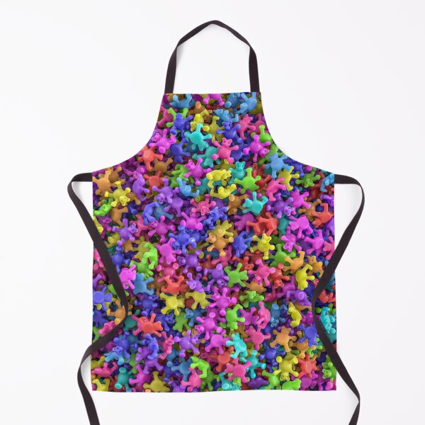 Item preview, Crowd of Happy 3D Colorful Teddy Bears designed and sold by Keltoi-art.