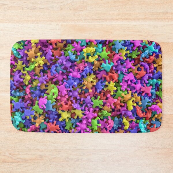 Item preview, Crowd of Happy 3D Colorful Teddy Bears designed and sold by Keltoi-art.
