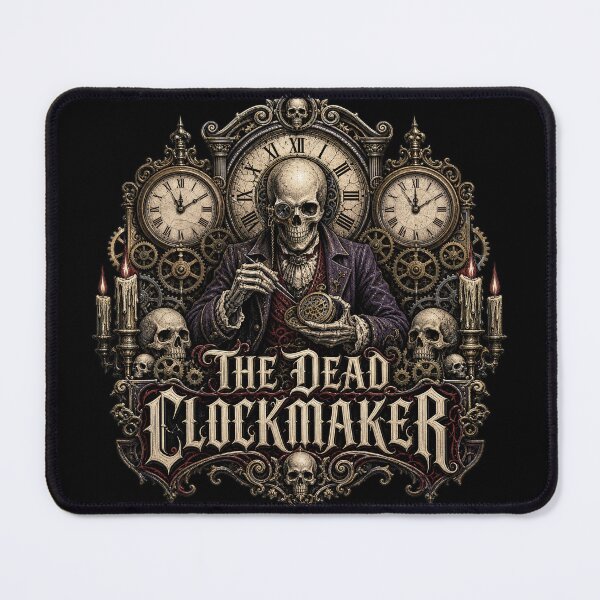 Item preview, HALLOWEEN The Dead Clockmaker – Dark Steampunk Gothic Art designed and sold by Uglyandcute.