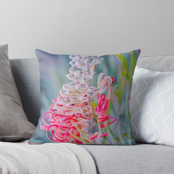 Item preview, Grevillea johnsonii Spider Blossom Macro – Fine Art Photography Print designed and sold by MinzMarchStudio.