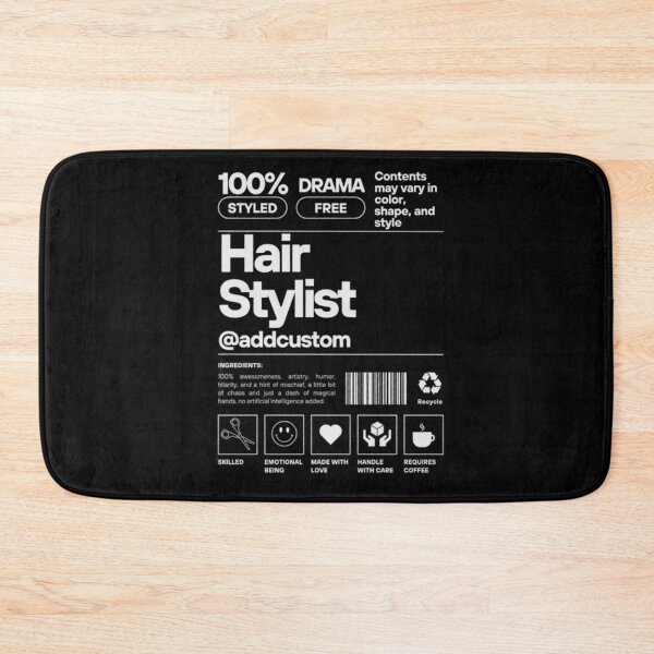 Item preview, 100% Drama Styled Free – Funny Hairstylist Hairdresser Salon  designed and sold by roartusa.