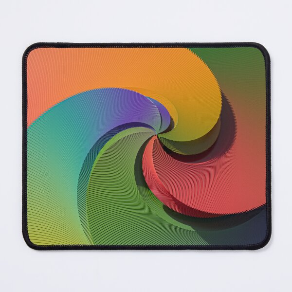 Item preview, Vibrant 3D Rainbow Spiral Swirl designed and sold by Keltoi-art.