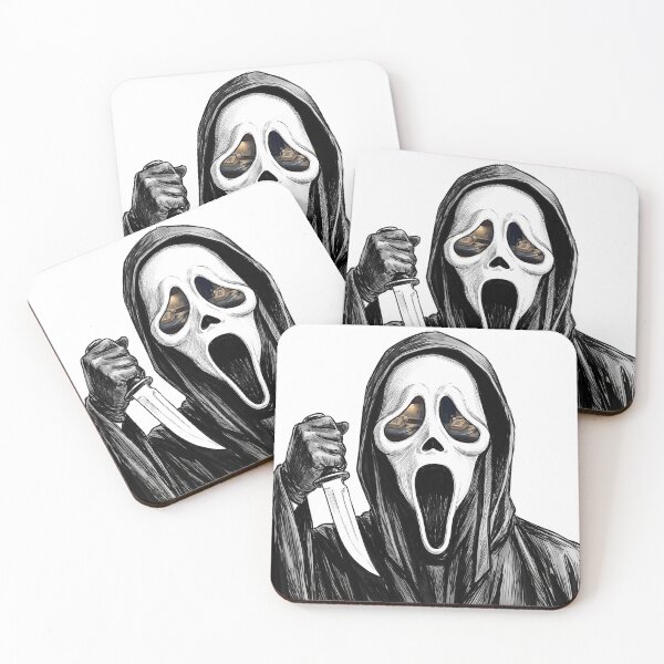 Item preview, Ghostface Kitchen Phone Mask Reflection designed and sold by Bad-Decisions-Designs.
