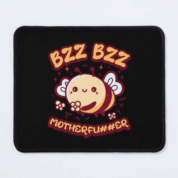 Item preview, Funny Bee BZZ BZZ MOTHERFOR##ER Bee Humor designed and sold by FeverVoid.