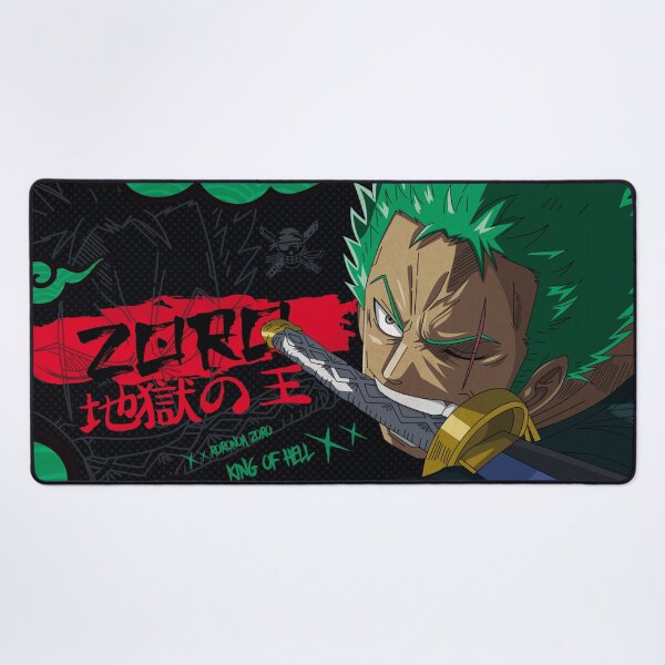 Item preview, Roronoa Zoro Mousepad designed and sold by solitudeGFX.