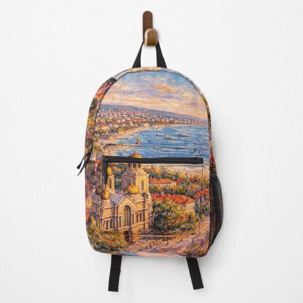 Item preview, A painting of Varna, Bulgaria – A Beautiful City in Europe. designed and sold by GalleryKauffeld.