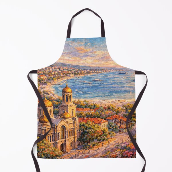 Item preview, A painting of Varna, Bulgaria – A Beautiful City in Europe. designed and sold by GalleryKauffeld.