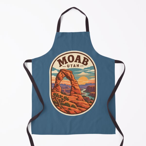 Item preview, Moab Utah Vintage Delicate Arch Red Rocks Travel Badge designed and sold by LittleArij.