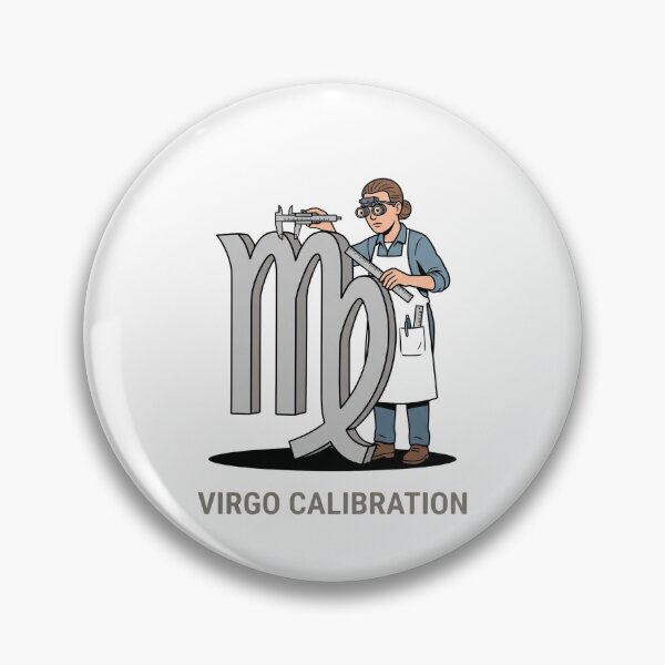 Item preview, Virgo Zodiac Symbol Caliper Perfectionist Virgo Calibration designed and sold by Rare By Hero.