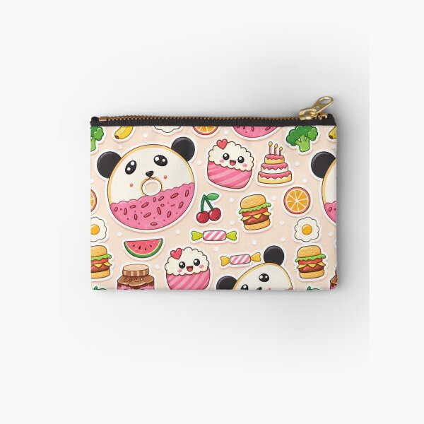 Item preview, Cute Kawaii Panda Food Pattern Illustration designed and sold by suha-art.