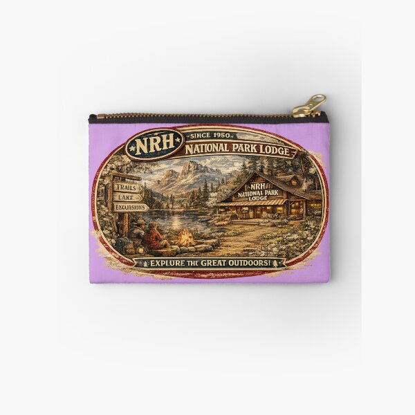 Item preview, NRH National Park Lodge Since 1950 Explore The Great Outdoors Vintage Park Sign designed and sold by Normandy Road Heritage.
