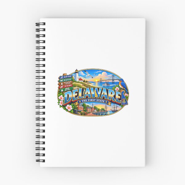 Item preview, Delaware First State Coastal Travel Doodle designed and sold by Awarrie.