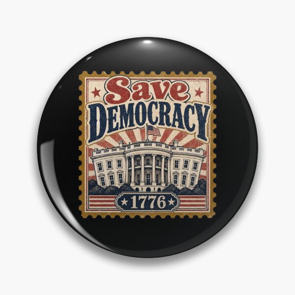 Item preview, Save Democracy - Postage Stamp Design designed and sold by Wilcox PhotoArt.