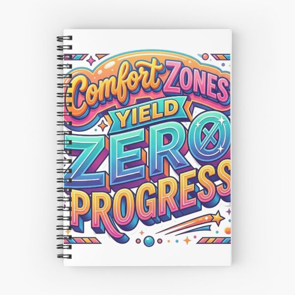 Item preview, COMFORT ZONES YIELD ZERO PROGRESS designed and sold by likbatonboot.