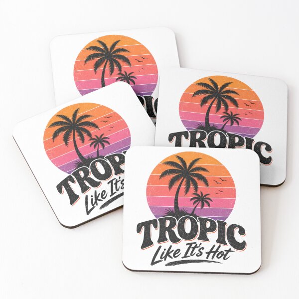 Item preview, Tropic Like It's Hot | Funny Tropical Beach Summer T-Shirt designed and sold by rushaib.