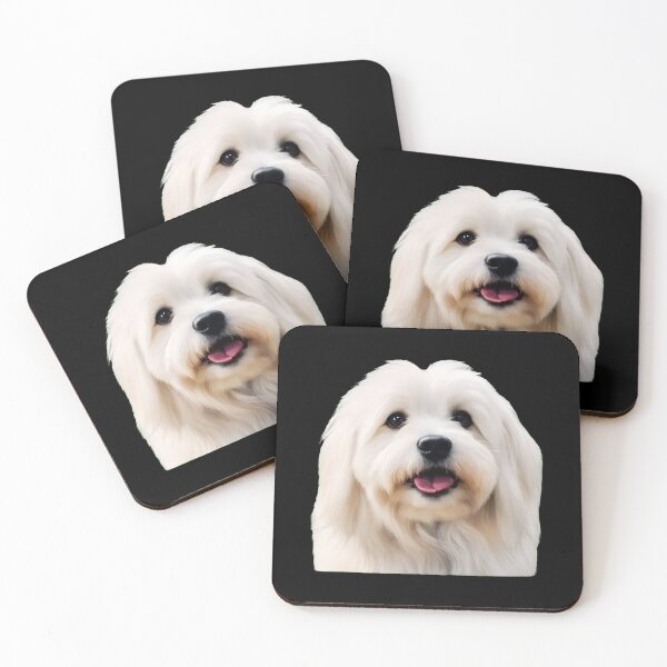 Item preview, Fluffy White Dog Portrait designed and sold by GiaoCalonas.