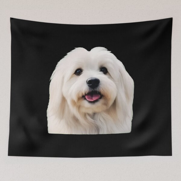 Item preview, Fluffy White Dog Portrait designed and sold by GiaoCalonas.