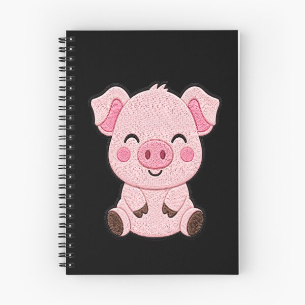 Item preview, Cute Baby Pig Embroidery Patch Illustration designed and sold by ColorSplash123.