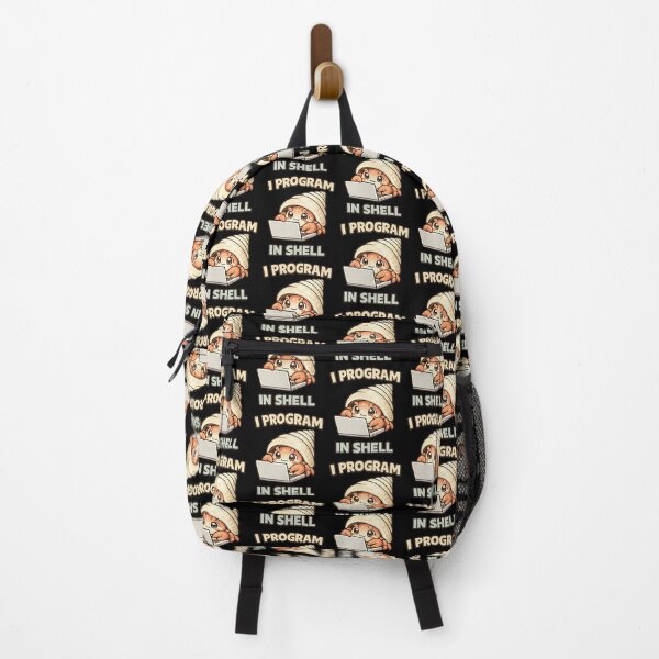 Item preview, I Program in Shell - Cute Hermit Crab Programmer Coder designed and sold by TeeTimeTreasure.