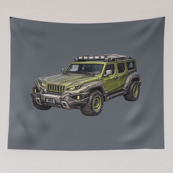 Item preview, Rhino Green Adventure SUV — BV-JRG designed and sold by BROHLine Studio.
