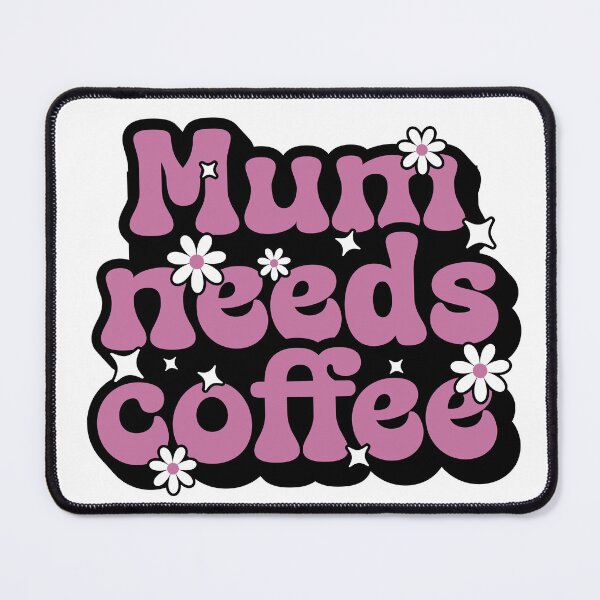 Item preview, Copy of Mum Needs Coffee – Retro Daisy Design designed and sold by Tin Robot Co..